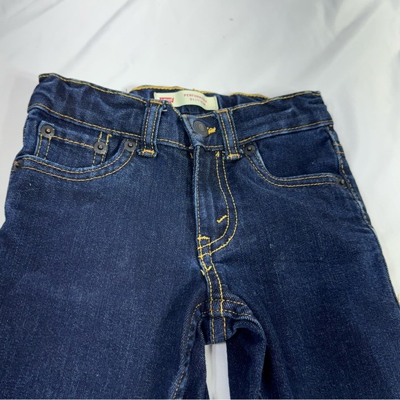 Levi's Boys Performance 511 Slim Dark Wash Jeans - Picture 2 of 8
